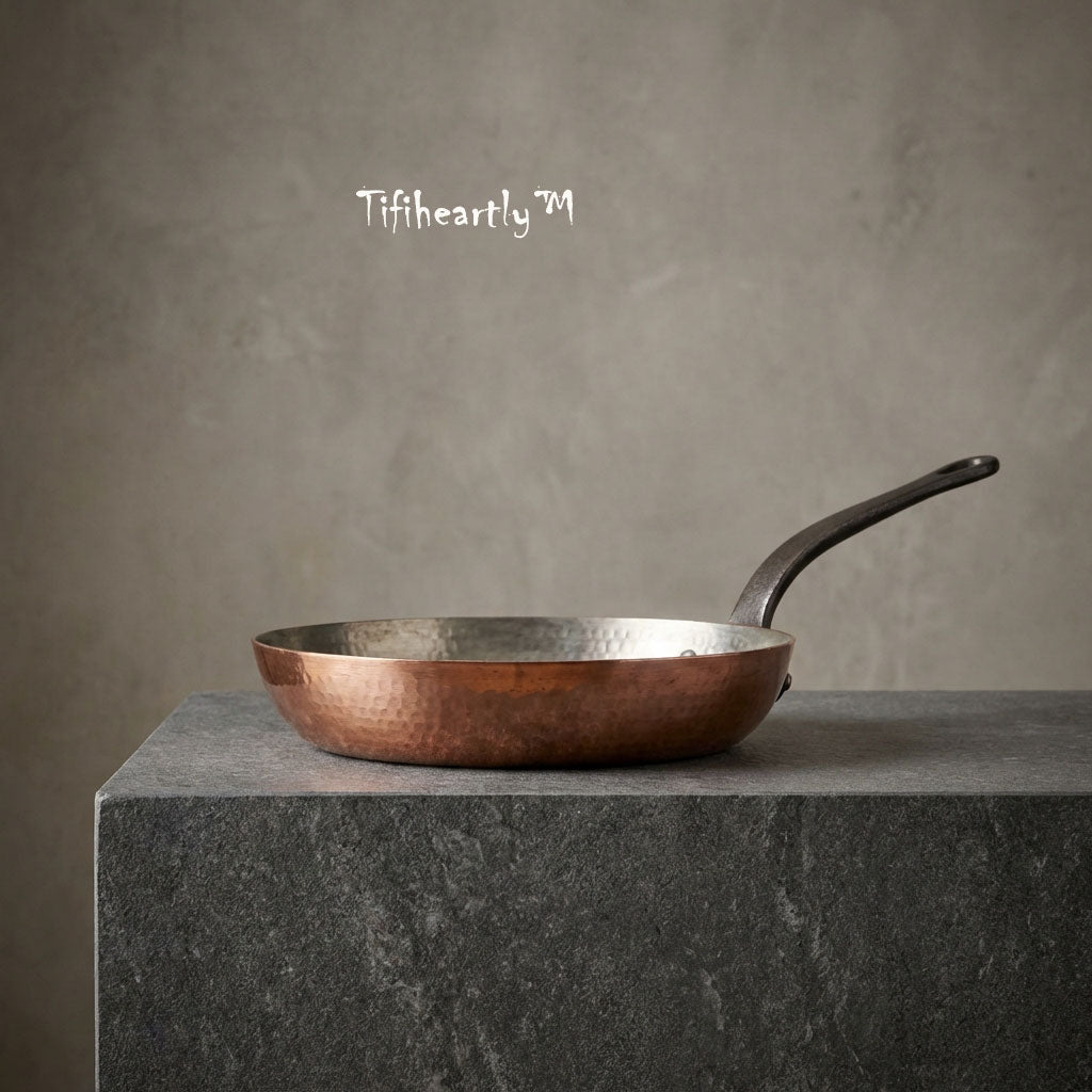 🍳 T I F I H E A R T L Y™ THE HERITAGE HAND-FORGED SKILLET