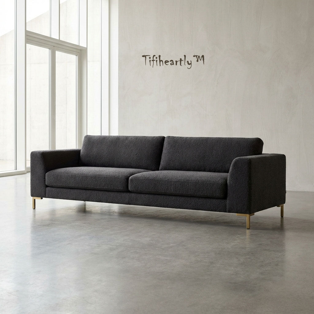 🌑 T I F I H E A T L Y™ THE OBSIDIAN BOUCLÉ MONOLITH